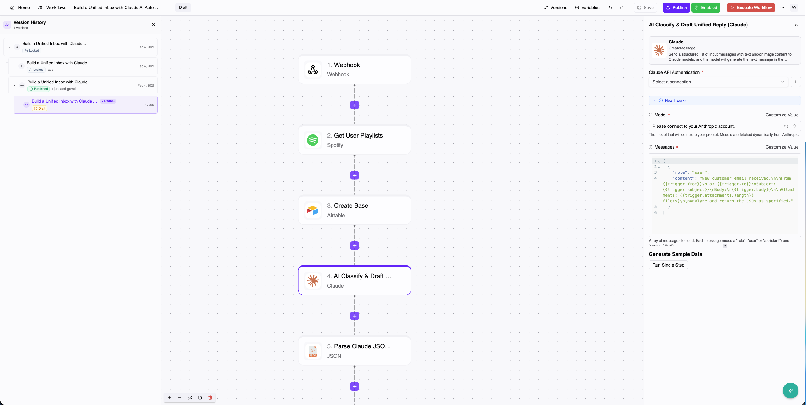 Workflow Editor